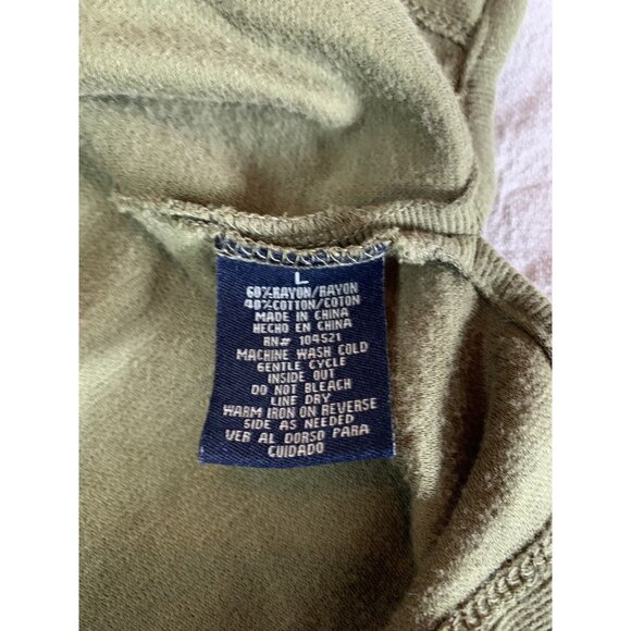 La Cabana Men's Polo Shirt Green Size Large - Picture 6 of 6